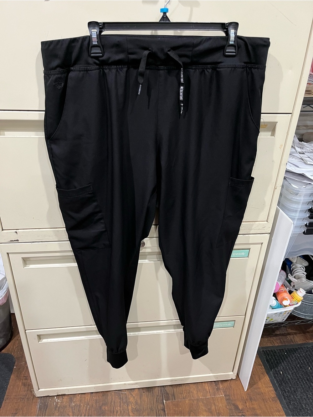 Med Couture Black Women's scrub Joggers with Utility Pockets